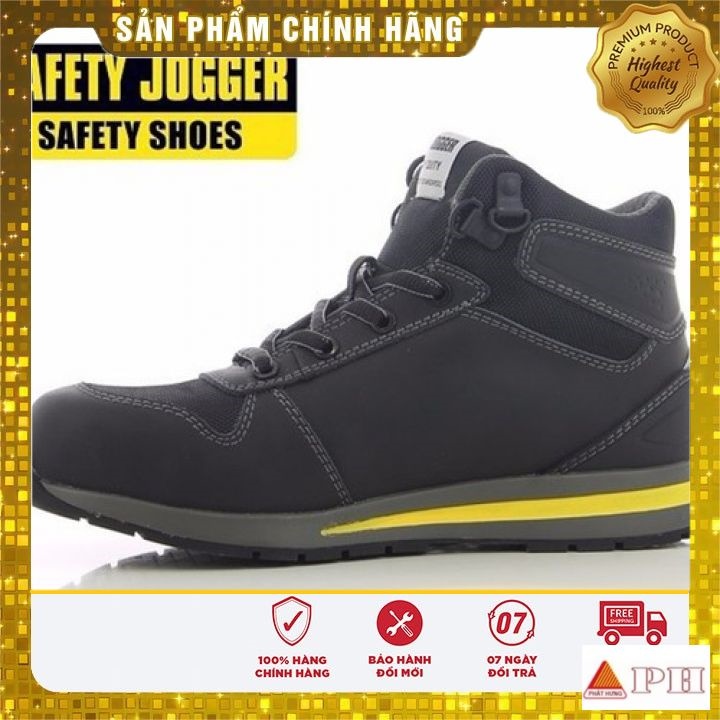 Giày bảo hộ chịu nhiệt cao cấp Safety Jogger Speedy S3 HRO - TẶNG KÈM 1 ĐÔI TẤT CHÂN NAM CAO CẤP